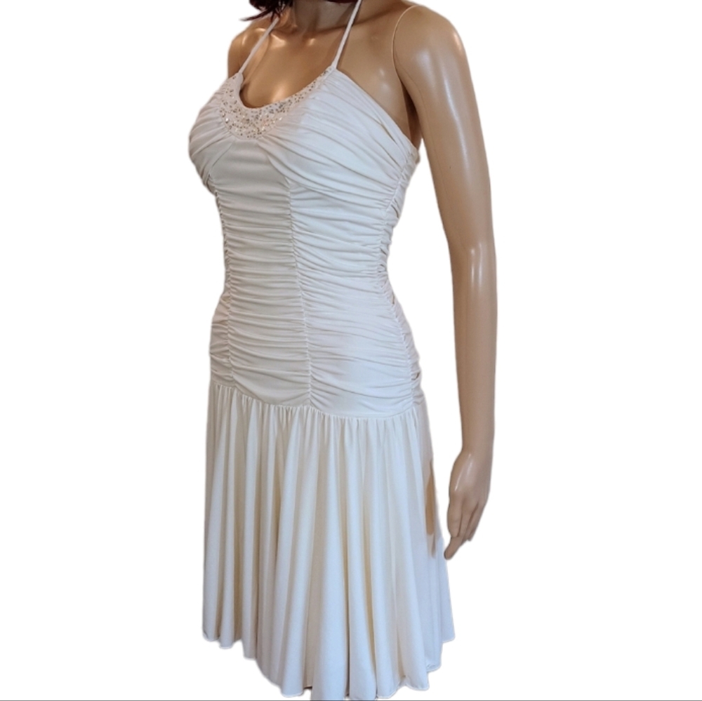 BCBG Ruched Dress Size Small - Picture 2 of 10